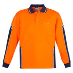 Mens Hi Vis Squad Long Sleeve Polo