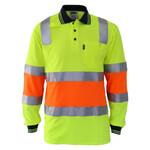 2 Tone Cotton Back Biomotion Taped Polo