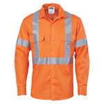 Unisex Cotton Shirt X Back CSR T Long Sleeve