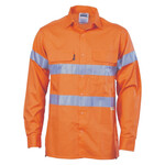 Mens HiVis Cotton Shirt with 3M 8906 R/Tape