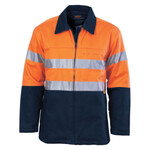Mens HiVis Two Tone Protect or Drill Jacket with 3M R/ Tape