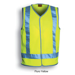 Unisex Adults Hi-Vis Vest With Reflective Tape