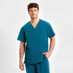 Unisex Pulse V-Neck Scrub Top