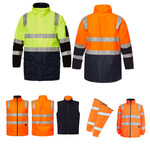 Hi Vis 6 in 1 Jacket with Tape