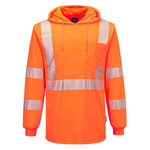 Hi-Vis Lightweight Hooded T-Shirt Long Sleeve
