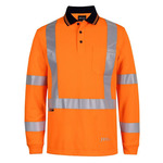 Hi Vis Long Sleeve NSW/QLD Rail Biomotion X-Back Polo