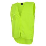 Hi Vis Zip Drop Tail Safety Vest
