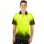 Triangular Design Hi Vis Polo