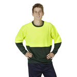 Mens Hi Vis Fleecy Sweat