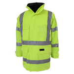 Hi Vis "6 in 1" Breathable Rain Jacket Biomotion