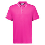 Mens Pink Short Sleeve Polo