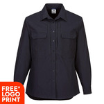 Womens Utility Stretch Long Sleeve Shirt