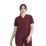 Womens Easy Fit V-Neck Scrub Top